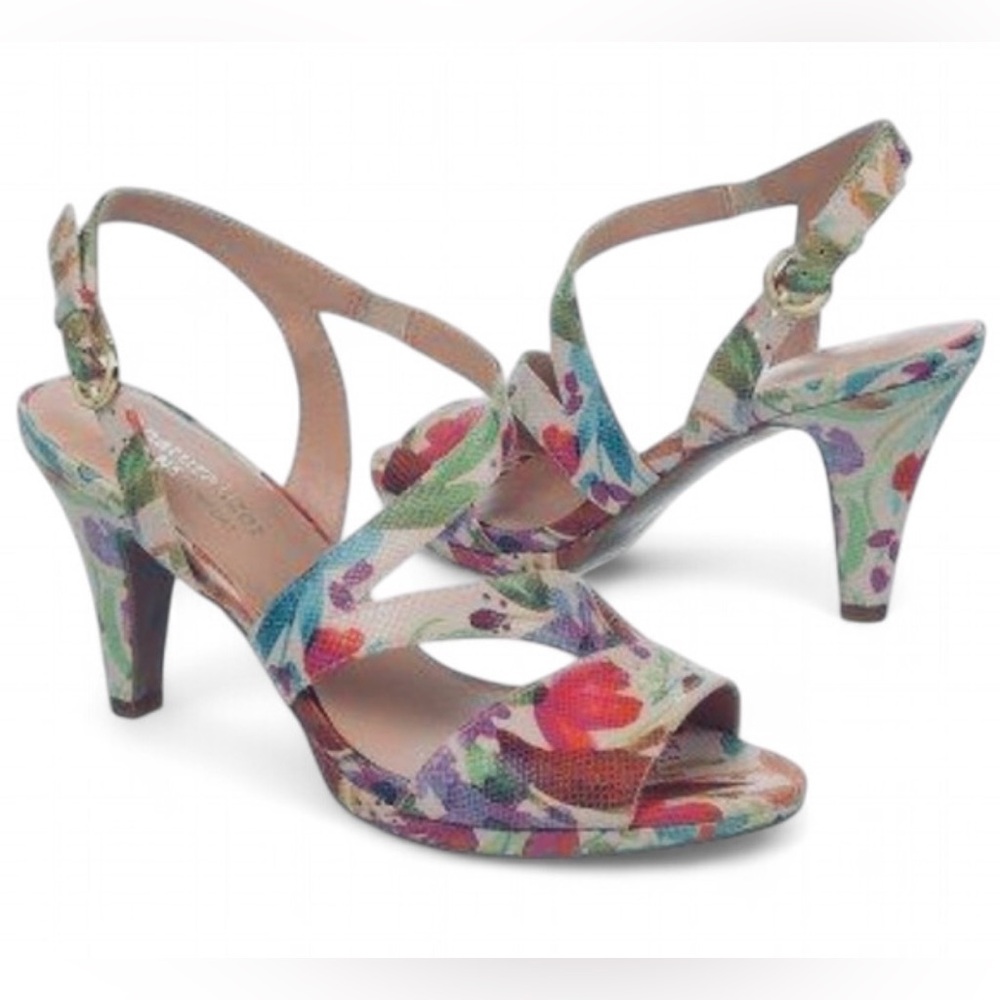 Naturalizer Impulse Floral Open Toe Sandal Size 7
